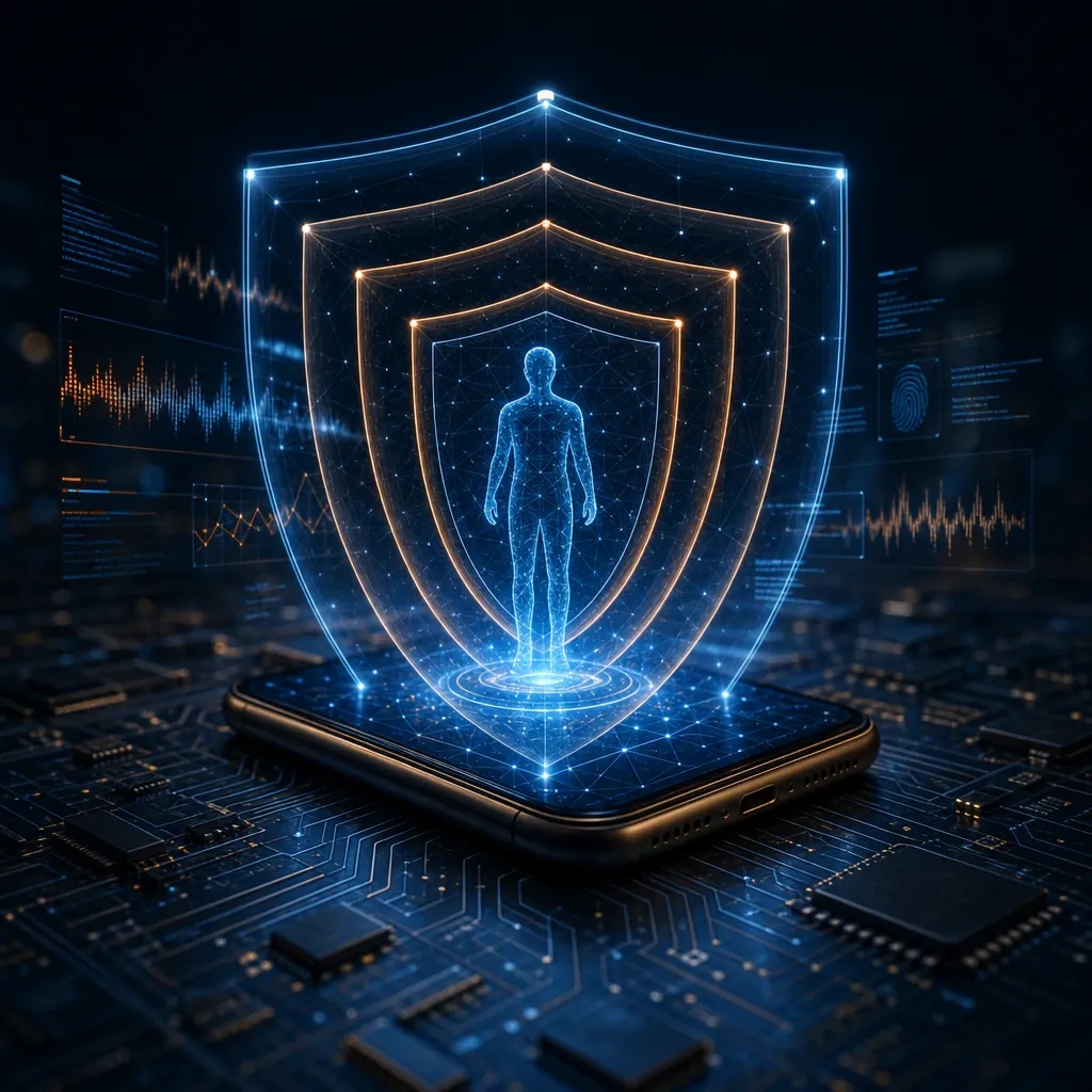 Protection layers with neural patterns protect a user from invisible fraud, based on behavioral analysis of local machine learning