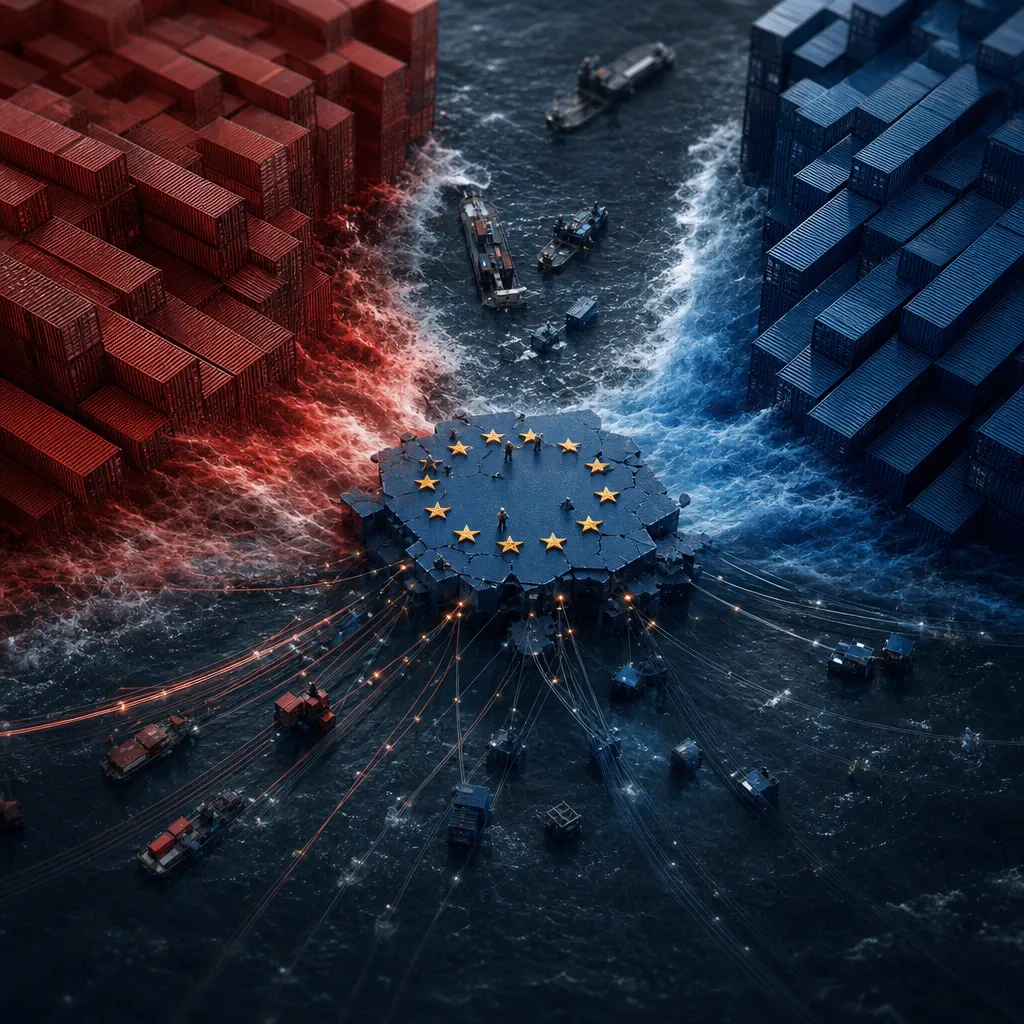 Europe squeezed between converging USA and China forces with tearing data flows